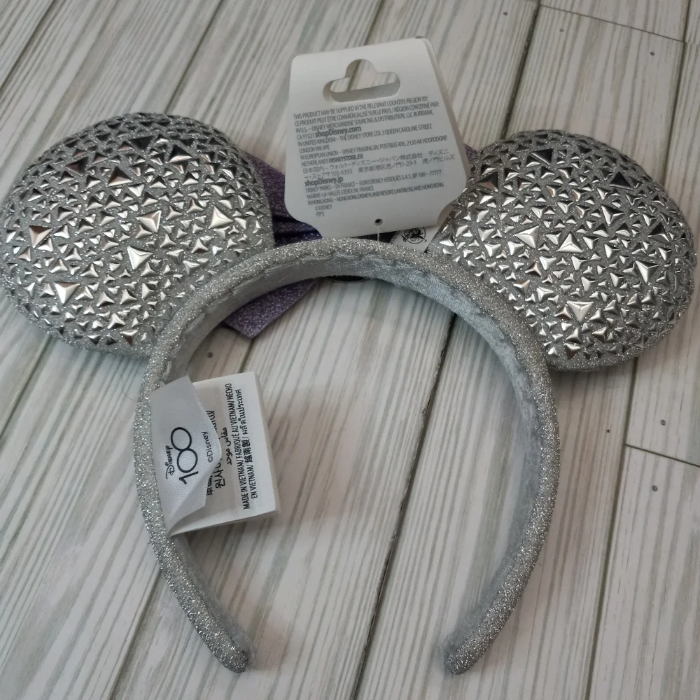 Disney 100 Years Of Wonder Anniversary Minnie Mouse Ear Headband